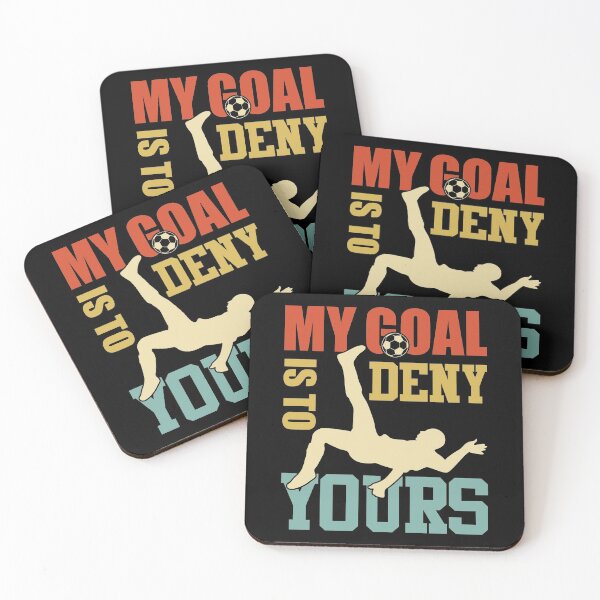 Item preview, My Goal Is To Deny Yours | Soccer Goal Keeper designed and sold by GravitiTees.