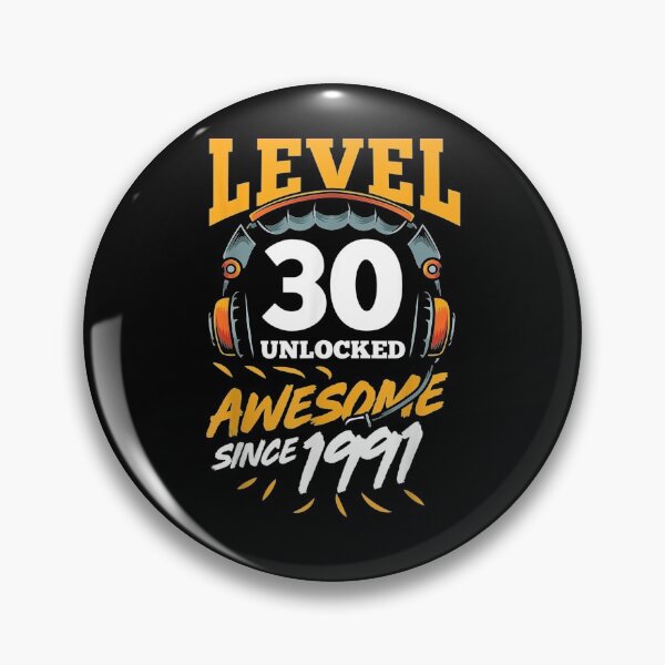 Artikelvorschau, 30. Geburtstagsgeschenk Level 30 Unlocked Awesome Seit 1991 Männer entworfen und verkauft von ninapfvu.