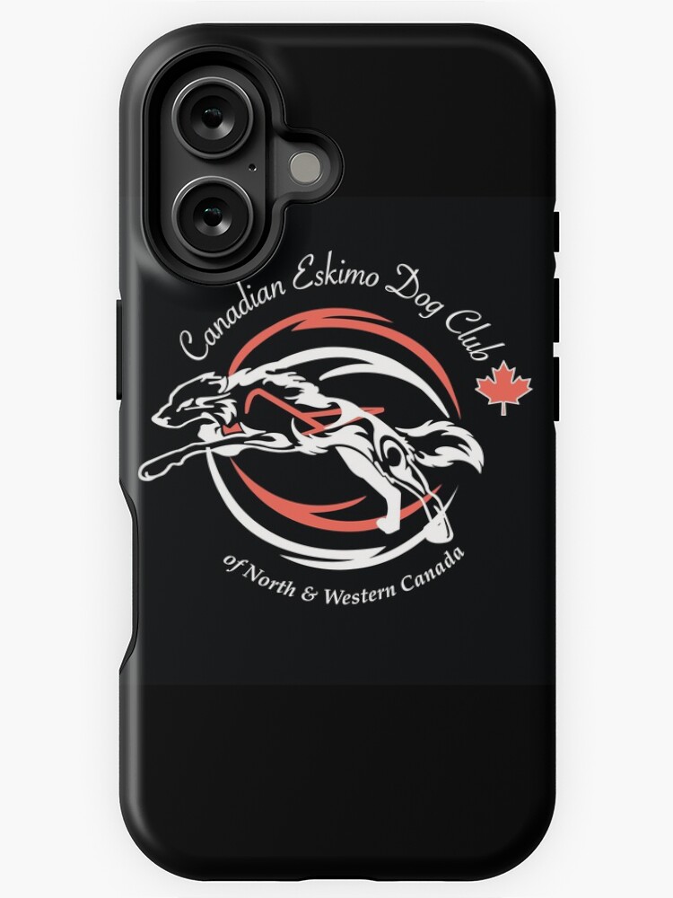 Thumbnail 1 of 4, iPhone Case, Canadian Eskimo Dog Club of Northern and Western Canada - logo 1 blk designed and sold by CEDClub.