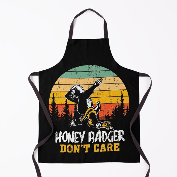 Item preview, Honey Badger Dont Care Vintage Sunset Dabbing Wild Animal eat Snake designed and sold by Dolphin Graphic.