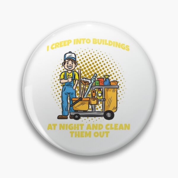 Item preview, Funny Janitor Joke designed and sold by Moonpie90.