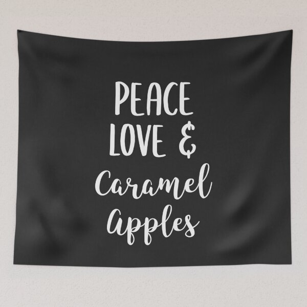 Item preview, Peace Love & Caramel Apples Dessert Gift designed and sold by EricJP.