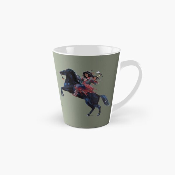 Tokvi-Kava, Black Mustang by tasmanianartist for Karl May Friends Tall Mug