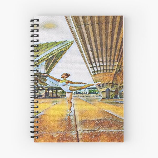 Item preview, GALATHI Dance Movements in Sydney Orange - Ballet designed and sold by Galathi Designs.