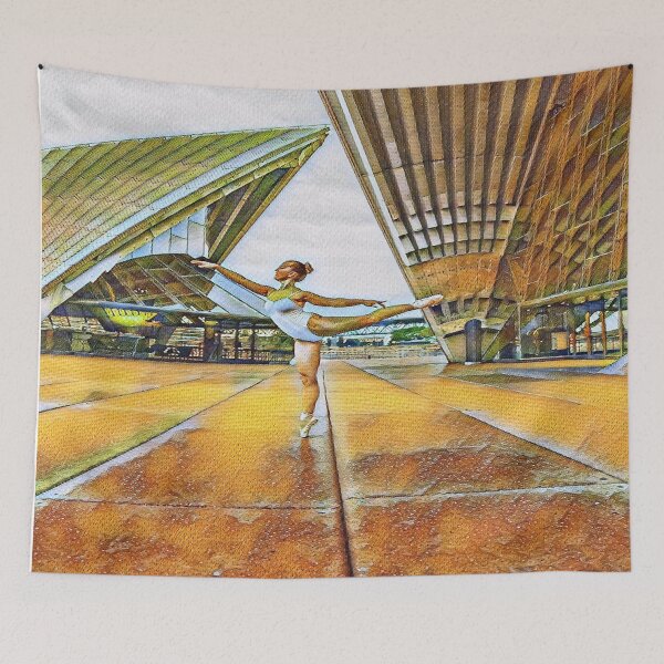 Item preview, GALATHI Dance Movements in Sydney Orange - Ballet designed and sold by Galathi Designs.
