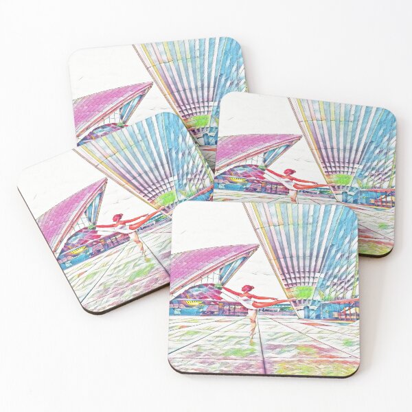 Item preview, GALATHI Dance Movements in Sydney Pink - Ballet designed and sold by Galathi Designs.