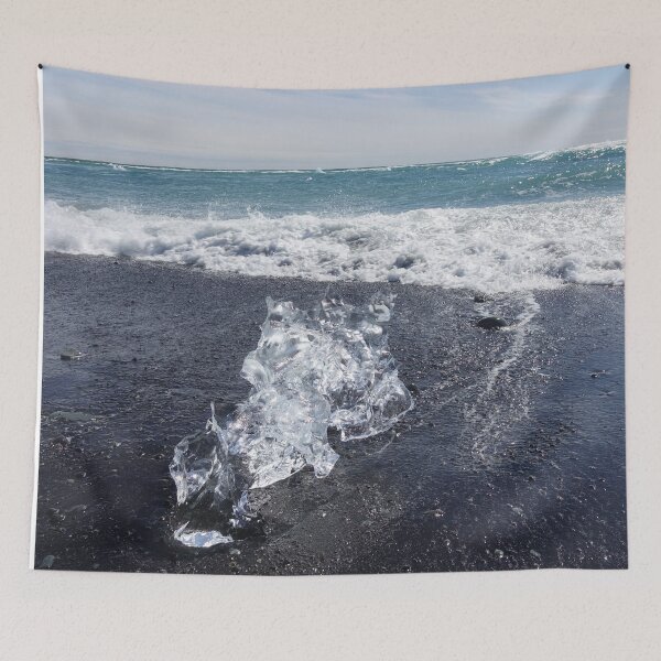 Item preview, Small iceberg near glacier lagoon in Iceland designed and sold by Artstastic.