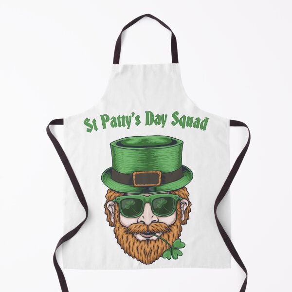 Item preview, Saint Patty's Day Squad Group Party Animals Lucky Leprechaun and Clovers designed and sold by RKA-Products.