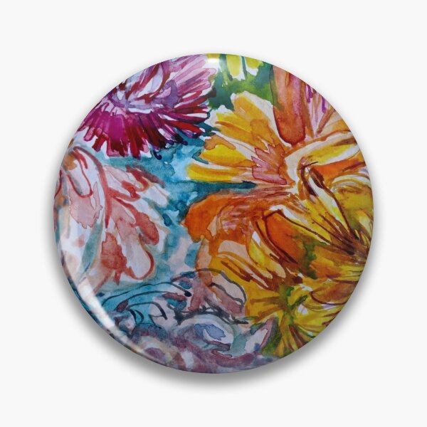 Item preview, Spring Flowers Buke Garden Watercolor Design  designed and sold by NevyanaArt.