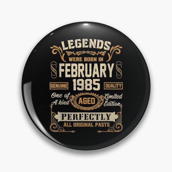 Item preview, Legends Were Born In February 1985 36th Birthday Gifts designed and sold by ninapfvu.