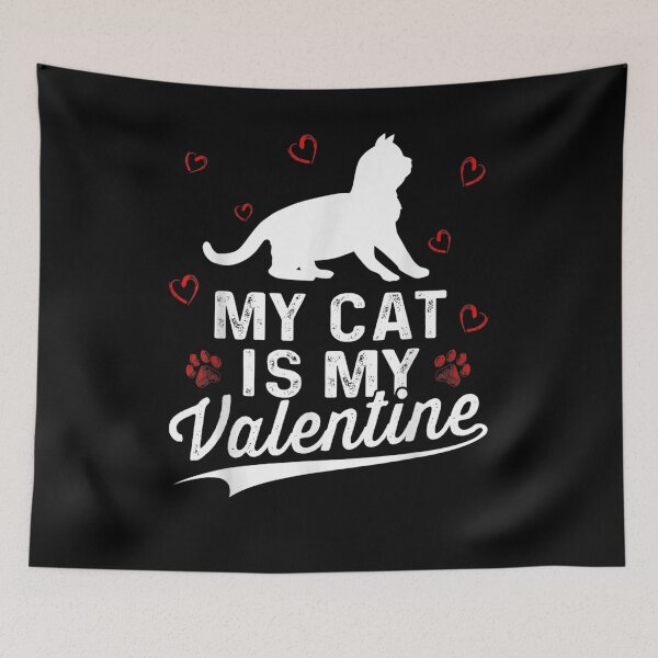 Item preview, Valentine Day My Cat Is My Valentine Kitten Lover Heart designed and sold by ninapfvu.