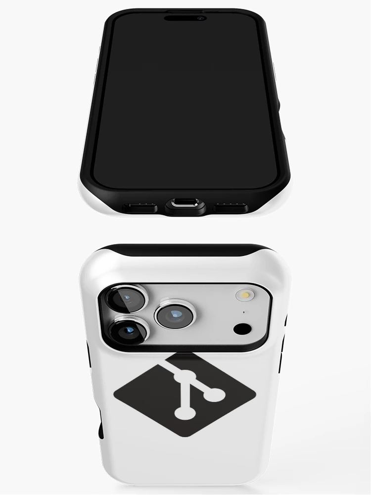 Thumbnail 3 of 4, iPhone Case, git logo designed and sold by developerfriday.