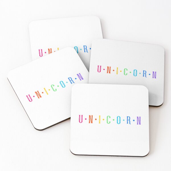 Item preview, UNICORN Rainbow Letter Design  designed and sold by boopsblunt.