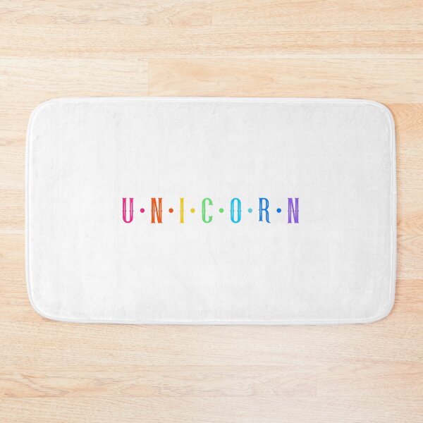 Item preview, UNICORN Rainbow Letter Design  designed and sold by boopsblunt.
