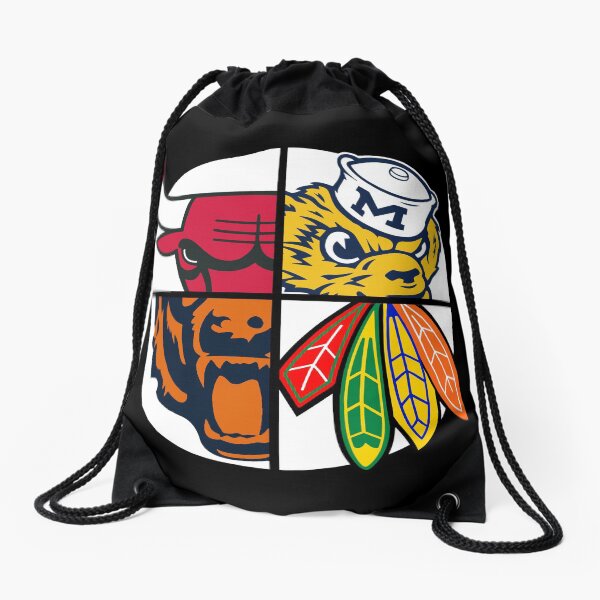 CHI/MICH Sports Custom Drawstring Bag