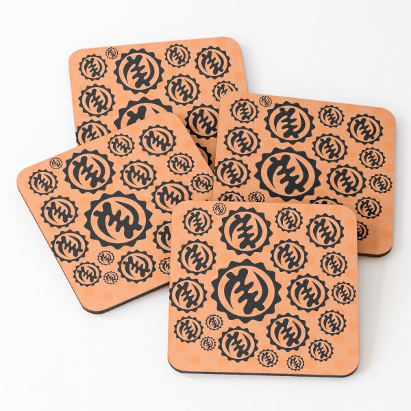 Item preview, Gye Nyame Adinkra Symbol Orange designed and sold by zenygirl.