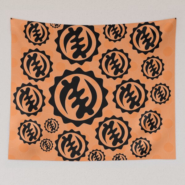 Item preview, Gye Nyame Adinkra Symbol Orange designed and sold by zenygirl.