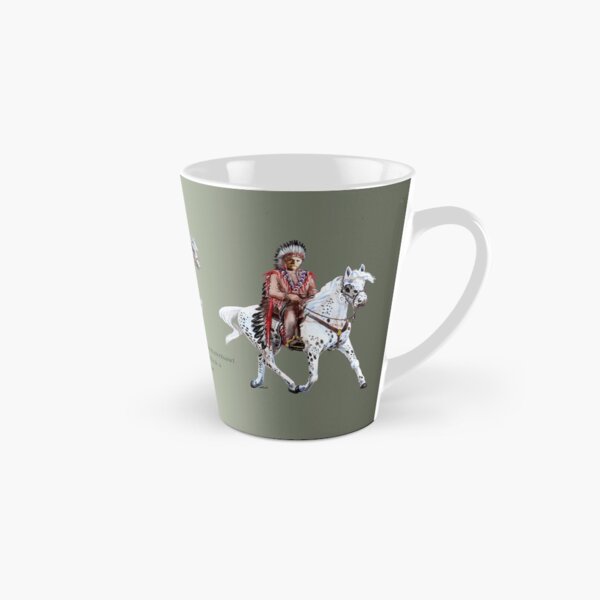 Riders Herzle, Shatterhand Tatellah Satah by tasmanianartist for Karl May Friends Tall Mug