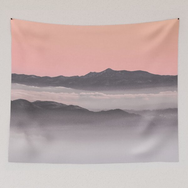 Item preview, Mountain View with clouds designed and sold by Hoopstore.