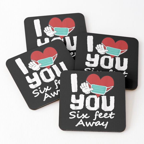 Item preview, Valentines Day I Heart You Six Feet Away designed and sold by nguyenhines.