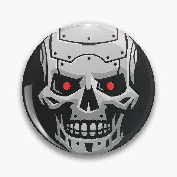 Item preview, Killer Robot Head designed and sold by SLAG-Creative.