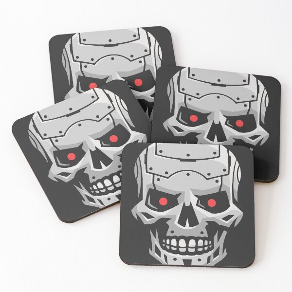 Item preview, Killer Robot Head designed and sold by SLAG-Creative.