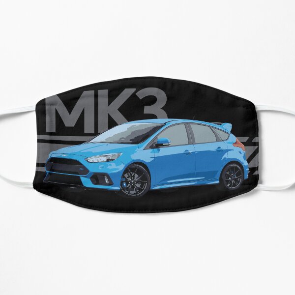 Ford Focus Rs Nitrous Blue Hatch Flat Mask