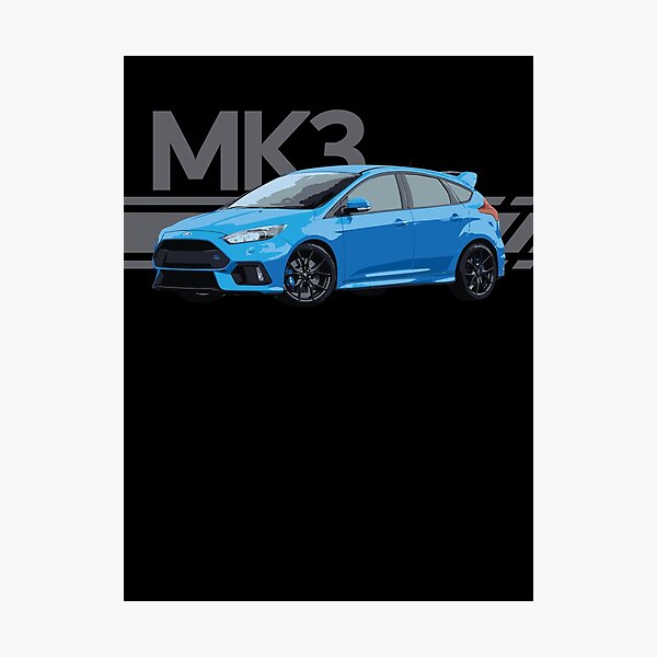 Pegatina for Sale con la obra «Ford Focus mk3 RS ST FORD RENDIMIENTO RS v  ST» de igttc