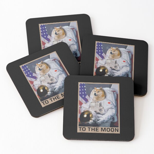 Item preview, Dogecoin Astronaut To the Moon Blockchain HODL Crypto designed and sold by nguyenhines.