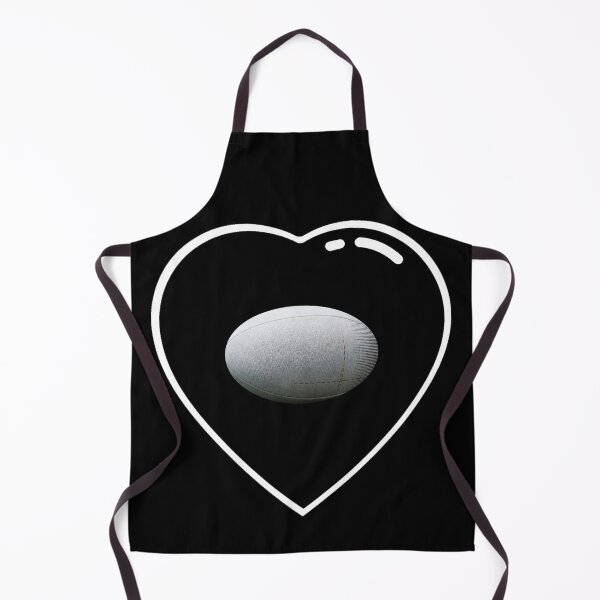 Item preview, Black heart rugby ball designed and sold by Astralia.
