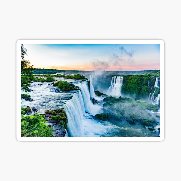 Dawn at Cataratas do Iguaçu Sticker