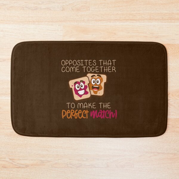 Item preview, Opposites That Come Together to Make the Perfect Match! (on Brown) designed and sold by PawsitiveMum.