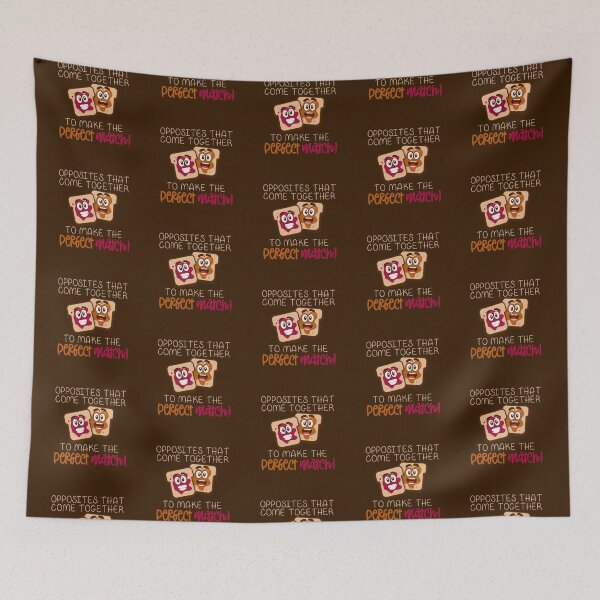 Item preview, Opposites That Come Together to Make the Perfect Match! (on Brown) designed and sold by PawsitiveMum.