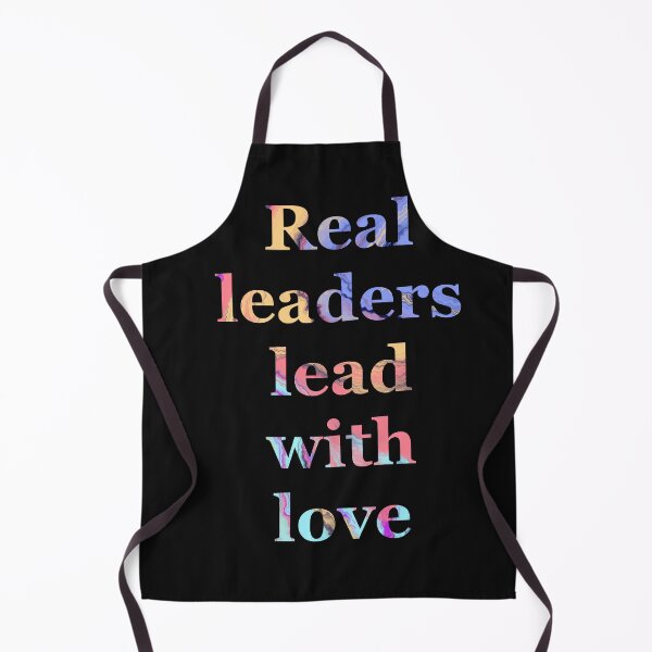 Item preview, Real leaders lead with love designed and sold by Tanuja Sharma.