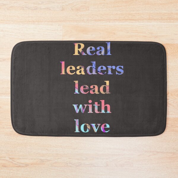 Item preview, Real leaders lead with love designed and sold by Tanuja  Sharma.