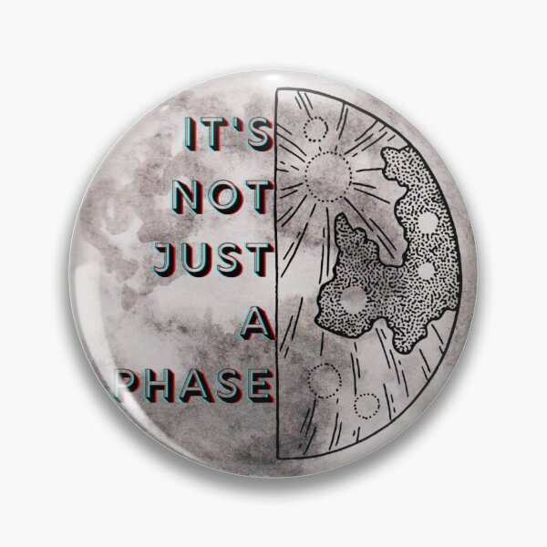 Item preview, It's Not Just A Phase full moon designed and sold by Spacey Kacey's Cosmic Creations.