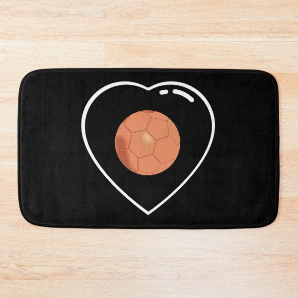 Item preview, Black heart handball ball designed and sold by Astralia.
