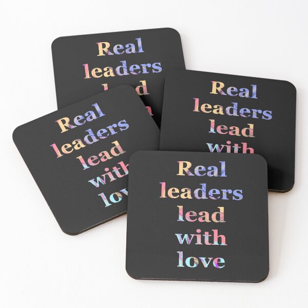 Item preview, Real leaders lead with love designed and sold by Tanuja  Sharma.
