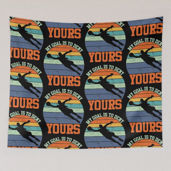 Item preview, My Goal Is To Deny Yours | Soccer Girl designed and sold by GravitiTees.