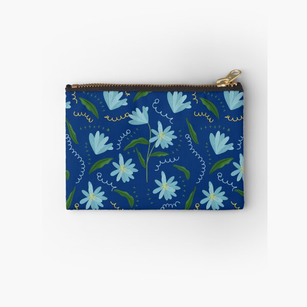 Item preview, blue flowers pattern designed and sold by myinkcolour.