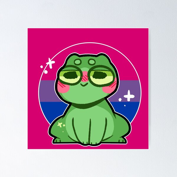 Item preview, pride frog- Bisexual Variant designed and sold by Oh-Dear.