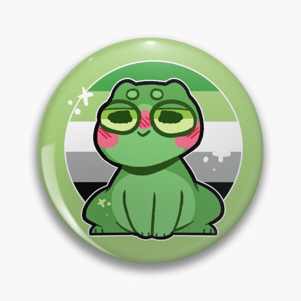 Item preview, pride frog- Aromantic Variant designed and sold by Oh-Dear.