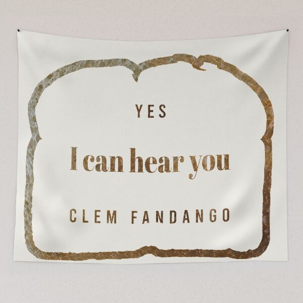 Item preview, Toast of London Yes I can hear you Clem Fandango designed and sold by FunkyTowns.