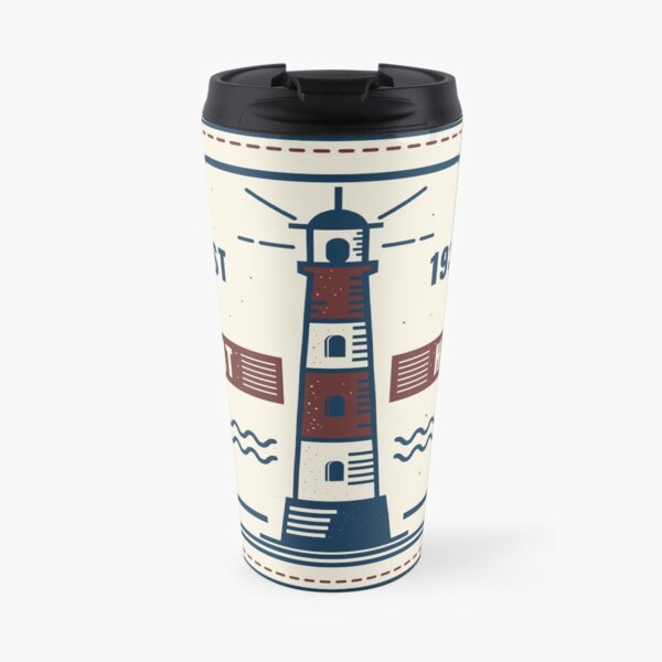vintage lighthouse Travel Mug
