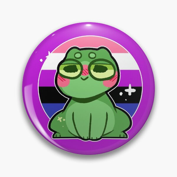Item preview, pride frog- Genderfluid Variant designed and sold by Oh-Dear.