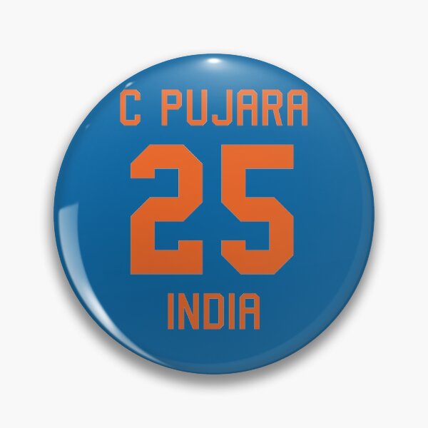 Item preview, Cheteshwar Pujara | 25 | Indian Cricket Jersey designed and sold by CHAMPION WARRIOR.