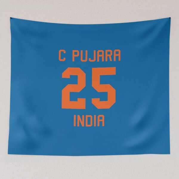 Item preview, Cheteshwar Pujara | 25 | Indian Cricket Jersey designed and sold by CHAMPION WARRIOR.