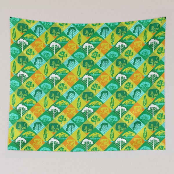 Item preview, Forest patchwork (seamless pattern) designed and sold by Irina Ivanova.