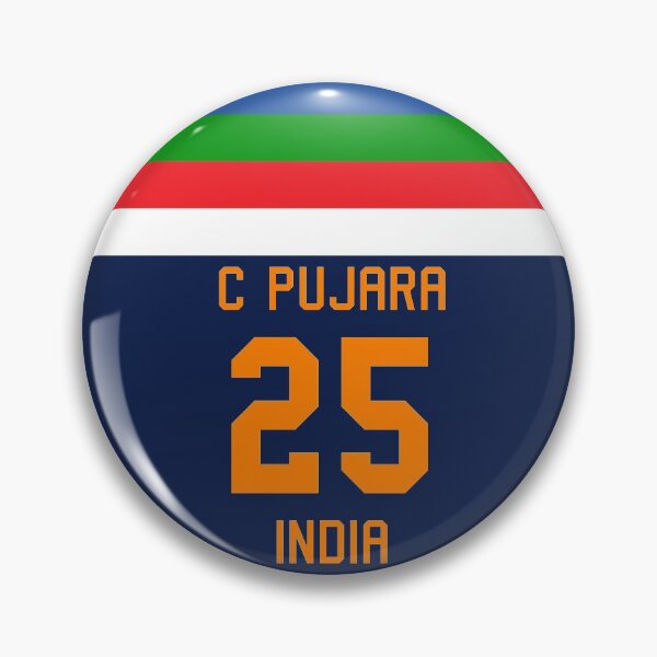 Item preview, Cheteshwar Pujara | 25 | Indian Cricket Jersey designed and sold by CHAMPION WARRIOR.