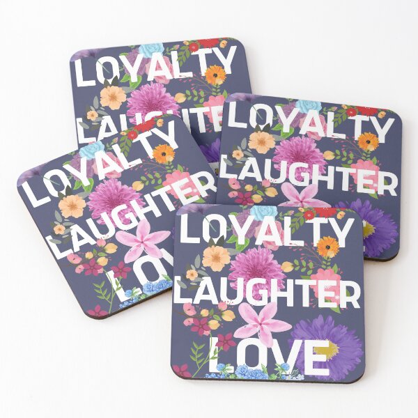 Item preview, Flowery Loyalty, Laughter, Love designed and sold by MERCH HQ.